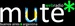 Mute Radio - Latin Logo