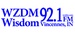 Wisdom 92.1 - WZDM Logo