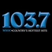 The New 103.7 - WSOC-FM Logo