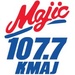 Majic 107.7 - KMAJ-FM Logo