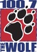 100.7 The Wolf Logo