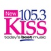 105.3 Kiss FM Logo