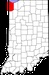 Lake County Sheriff, Indiana State Police District 13, and INDOT Logo