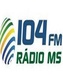 Rádio MS 104 FM - 104.0 FM Logo