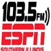 103.5 ESPN Southern Illinois - WXLT Logo