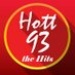 Hott 93 - 93.5 FM Logo