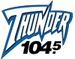 Thunder 104.5 WGRX Logo