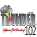 Thunder 102 - W282BF Logo