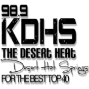 KDHS 98.9 FM The Desert Heat Logo