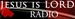 Jesus is Lord Radio Logo
