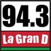 La Gran D - KGRB Logo