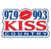 Kiss Country 97.9/99.3 - KISZ-FM Logo