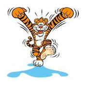 Tigre Colorado -  KGRE/KRKY Logo