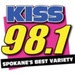 KISS 98.1 - KISC Logo
