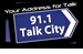Talk City 91.1 FM Logo