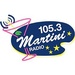 105.3 Martini Radio - KZTI Logo