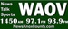 News/Talk/Sports WAOV - WAOV Logo