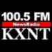 100.5 FM NewsRadio - KXNT Logo