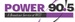 Power 90.5 - WWCU Logo