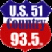 U.S. 51 Country - WKBQ Logo