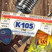 K 105 - WQXK Logo