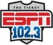 ESPN 102.3 The Ticket - WMTD-FM Logo