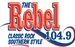 The Rebel 104.9 Logo