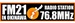 FM 21 - RADIO STATION IN OKINAWA Logo