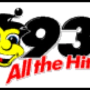 B 93.7 - WFBC-FM Logo