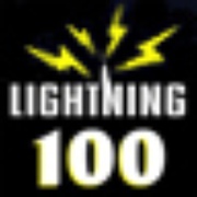Lightning 100 - WRLT Logo