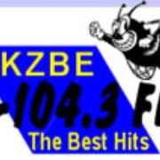 B-104.3 FM - KZBE Logo