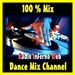 100% Mix RIW DANCE MIX CHANNEL Logo