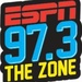 97.3 THE ZONE Logo