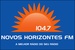 Rádio Novos Horizontes - 104.7 FM Logo