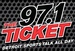 97.1 The Ticket - WXYT Logo