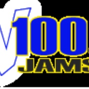 V 100.7 - WKKV-FM Logo