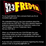 Fred FM - CFRK Logo