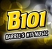 B 101 FM - CIQB-FM Logo