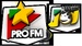 Pro FM Black Logo