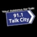 Talk City 91.1 FM Logo