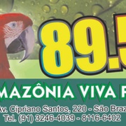 Rádio Amazônia Viva FM 89.5 Logo