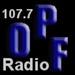 107.7fm OPFradio Logo