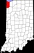 Lake County Sheriff, Indiana State Police District 13, and INDOT Logo