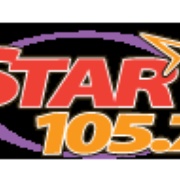 STAR 105.7 - WOOD-FM Logo