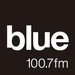 Blue 100.7 Logo
