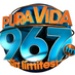 Pura Vida 967 96.7 Logo