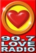 Love Radio 90.7 FM - DZMB Logo