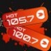 Hot 105.7 - KVVF Logo