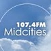 107.4 FM Midcities Logo