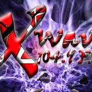 KWCX X Wave 104.9 FM Logo